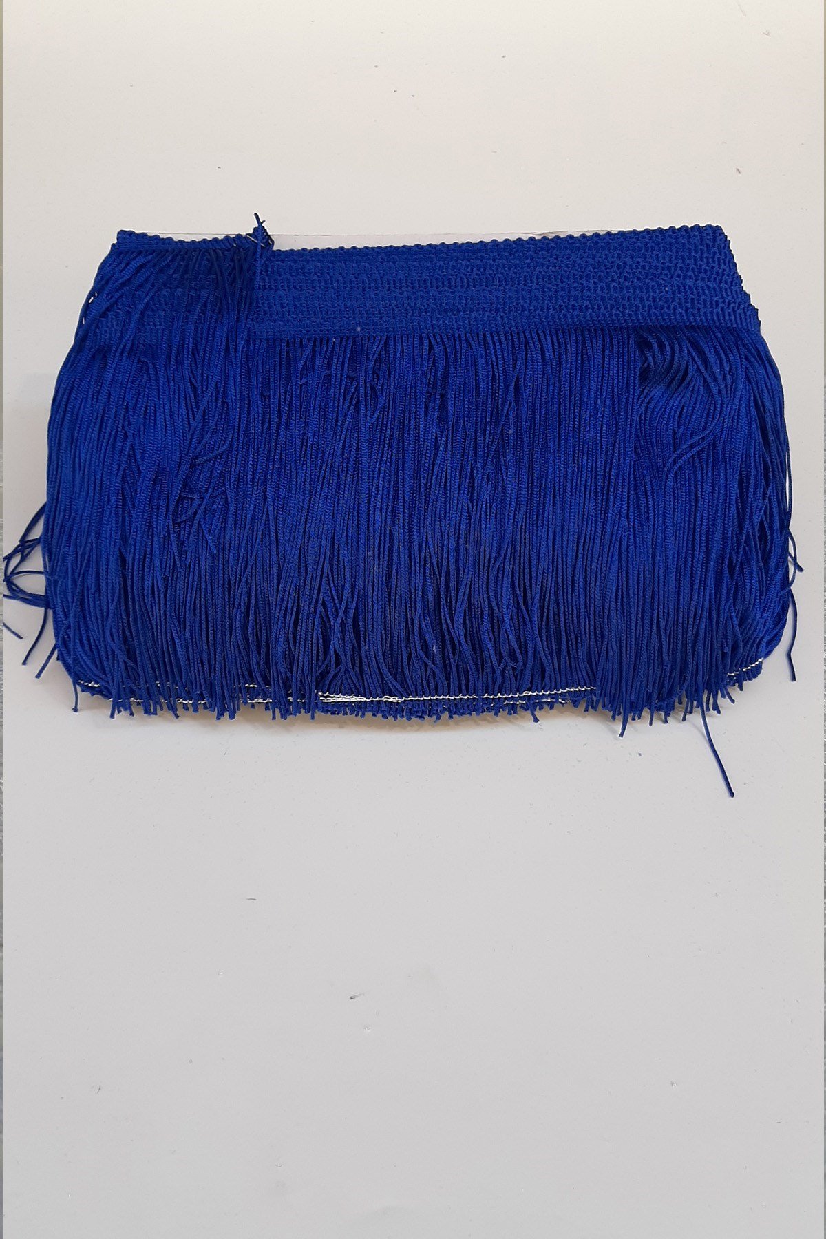 Saks Mavi 15 Cm Saçak Şerit Püskül