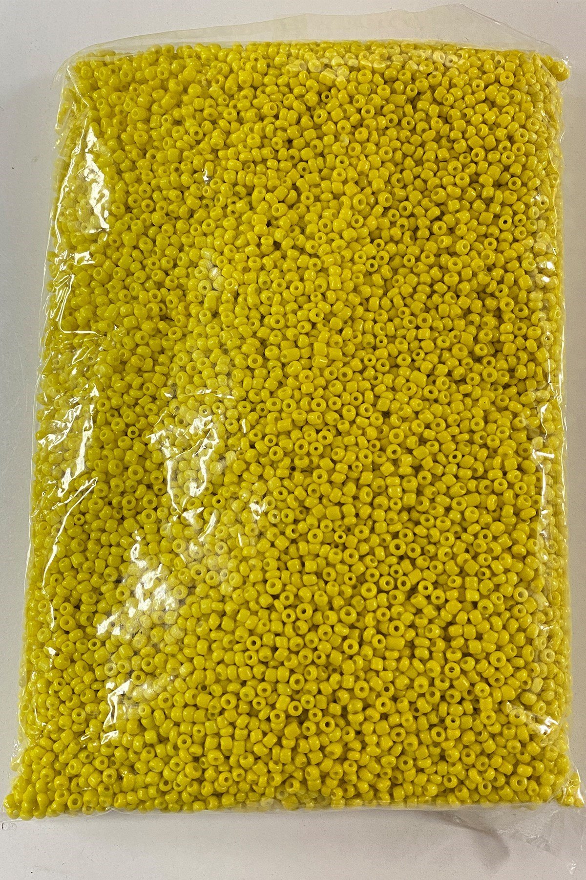 Sarı Kum Boncuk 3 mm 500 gr