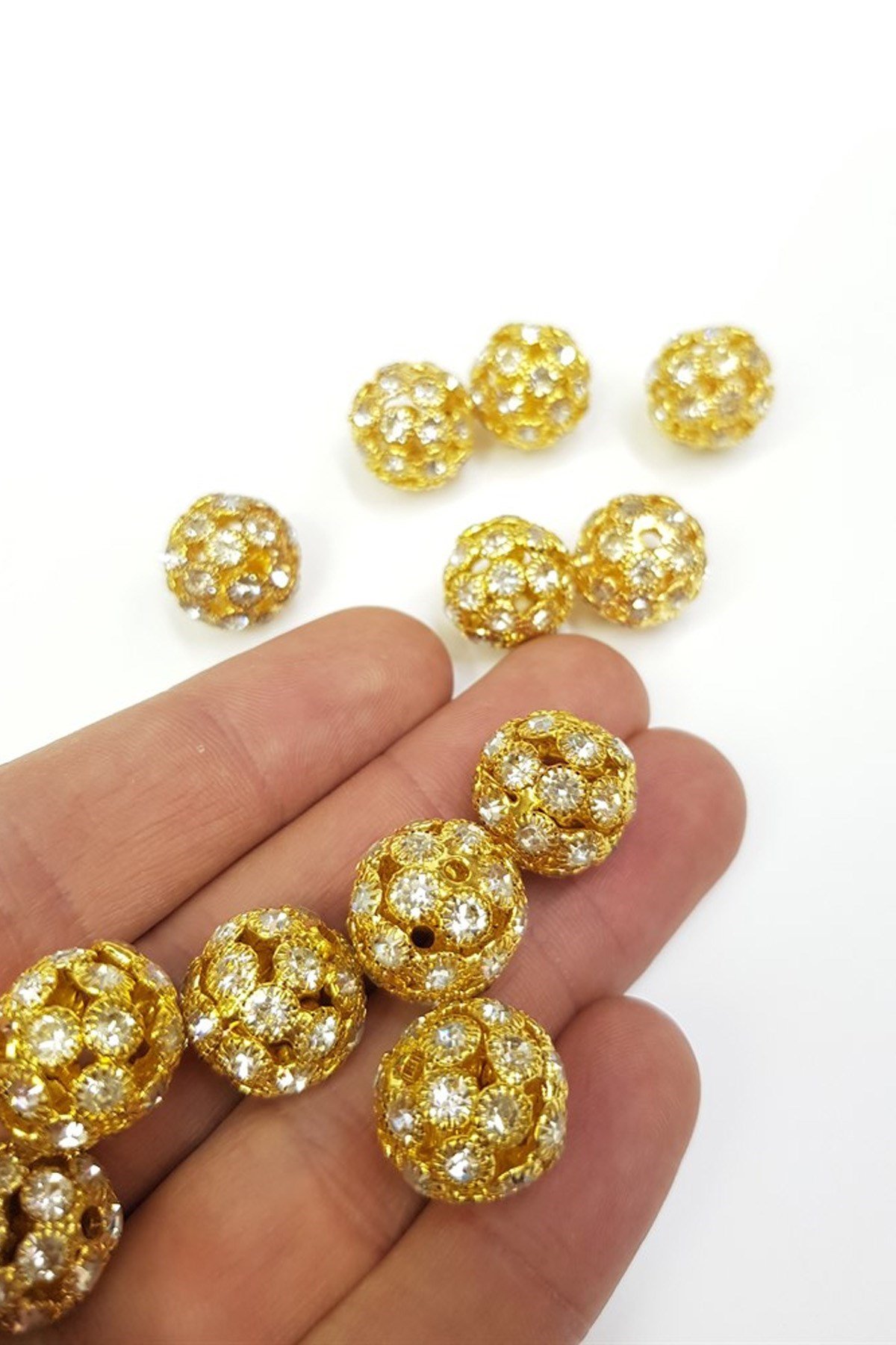 Sarı Taşlı Top 14 mm