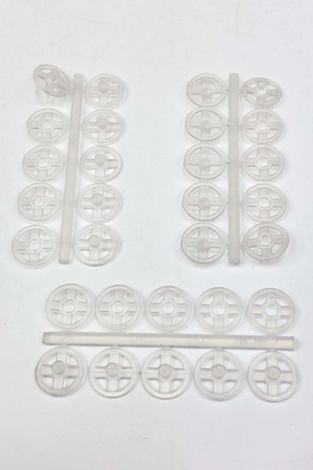 Şeffaf  Çıtçıt  1 cm (5 adet )