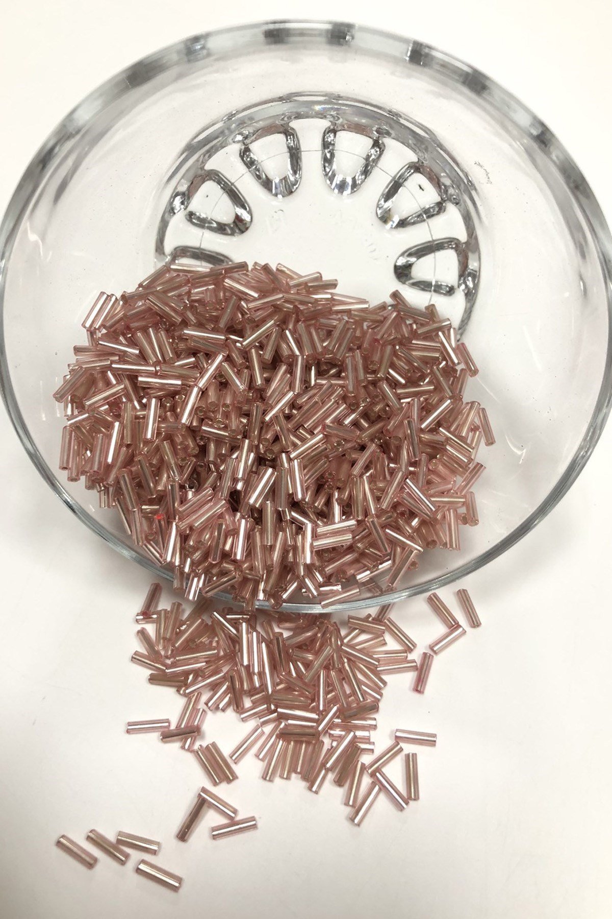 Şeftali Sarısı Boru Boncuk 5 mm