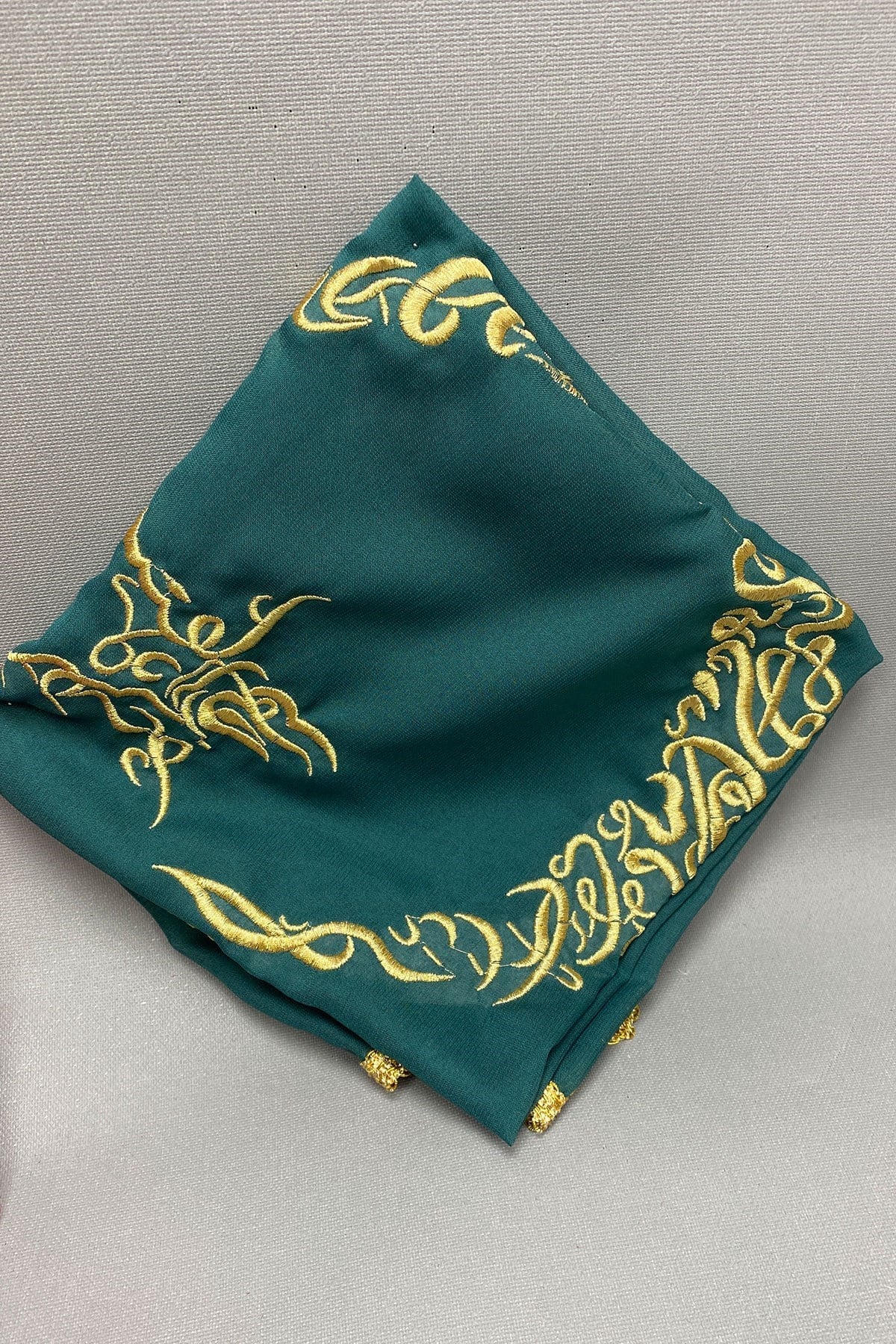 Simli Gelin Duvağı Nakışlı Damat Örtüsü Takı Kurdele Seti