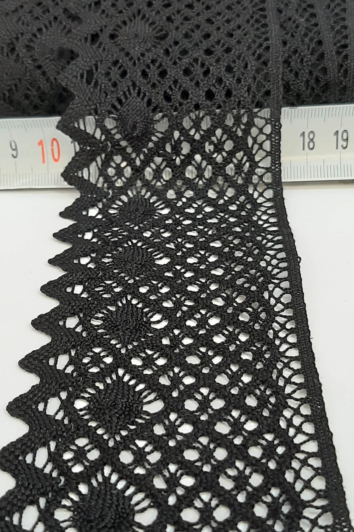 Siyah Kopanaki Koton Dantel 7cm