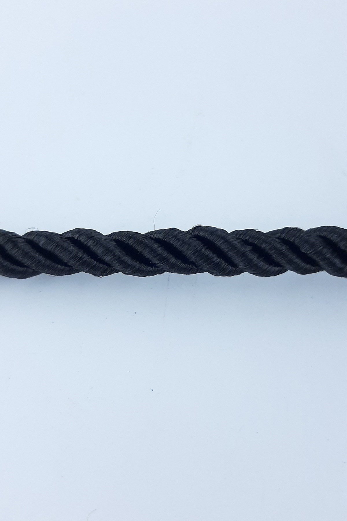 Siyah Kordon İp 6 mm 25 mt