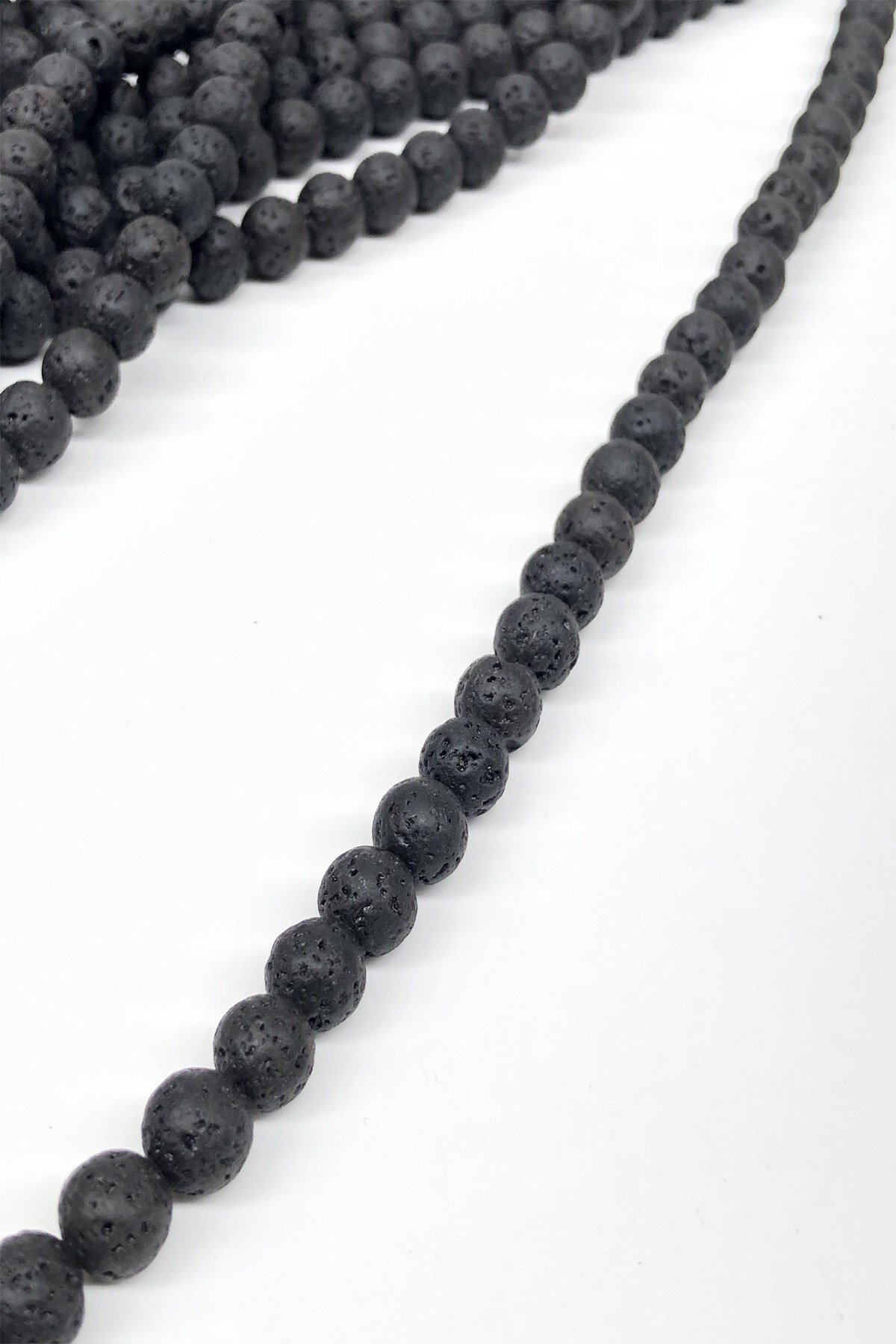 Siyah Lav Doğal Taş 8 mm