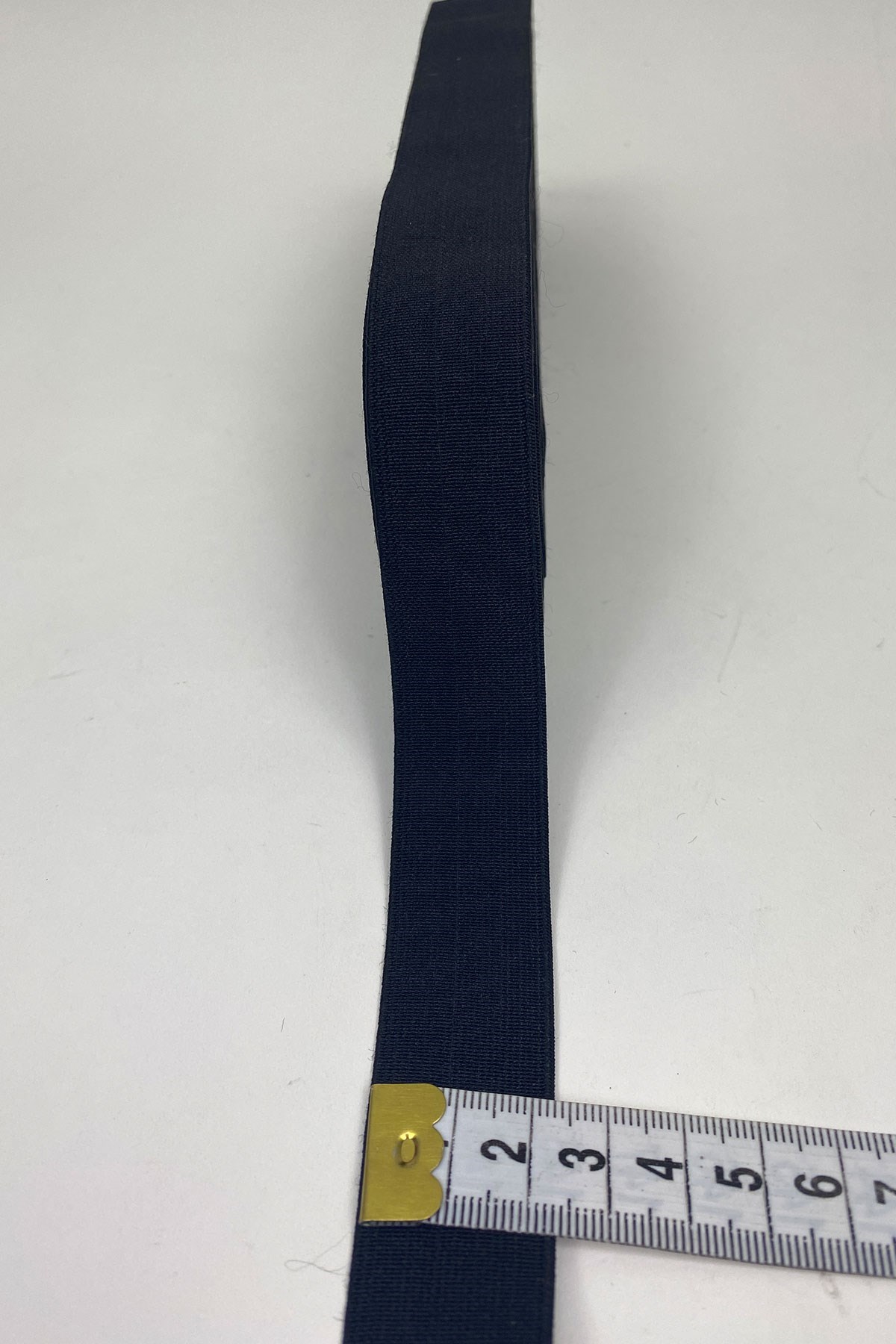 Siyah Yassı Lastik 2,5 cm 10 mt