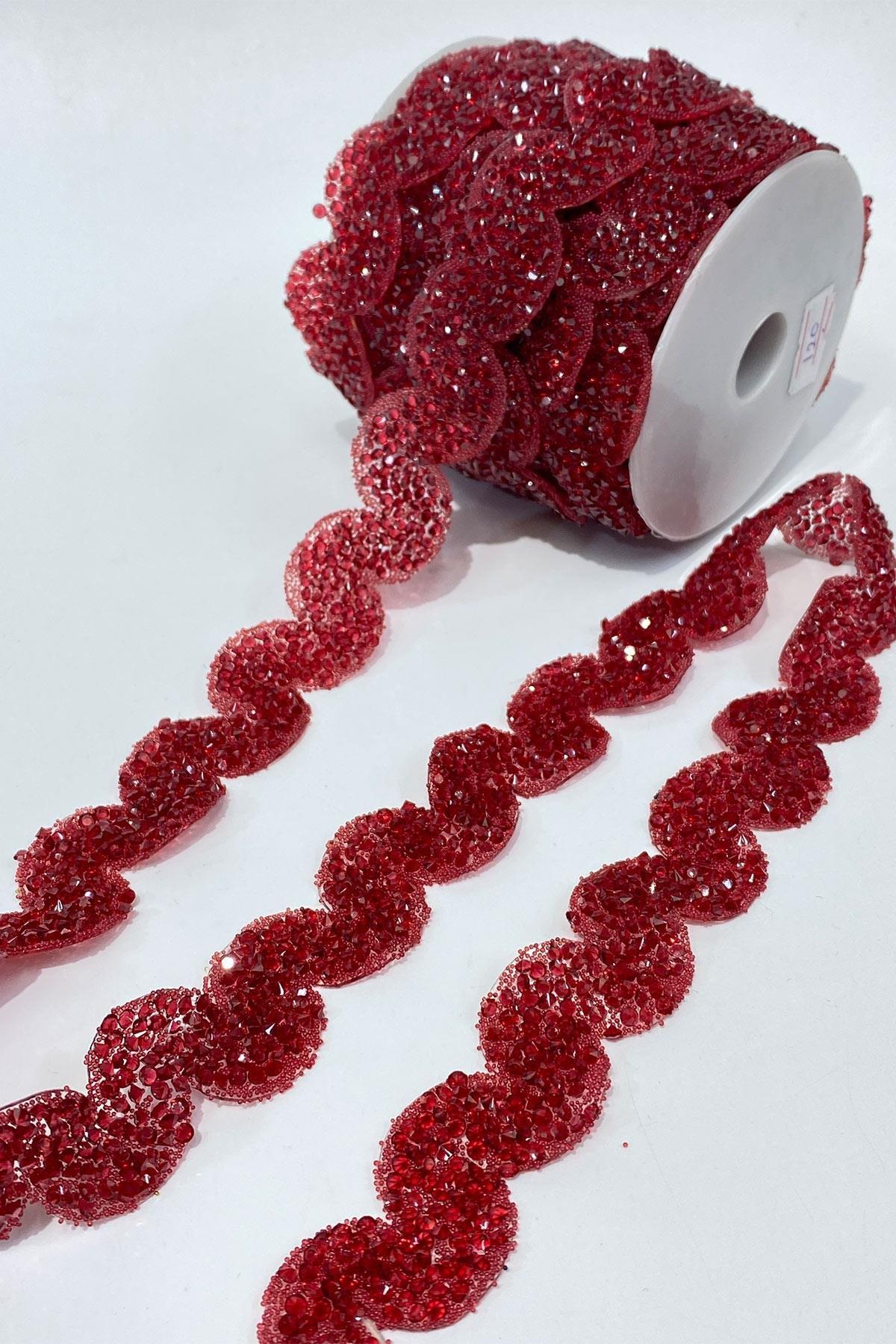 Su Yolu Desen Ütüyle Yapışan Şerit Aplik
