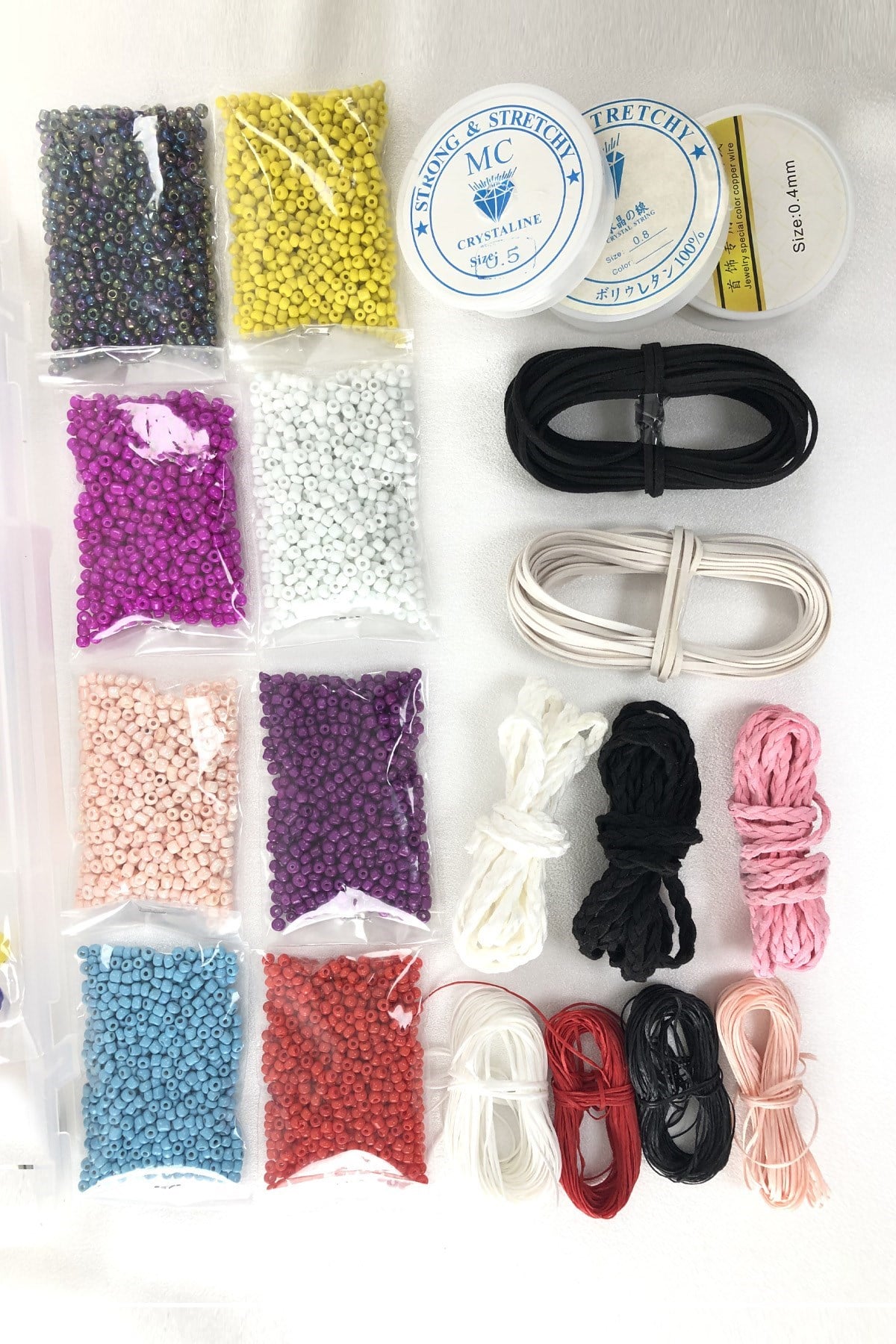 Takı Yapım Malzemesi Kum Boncuklu Set