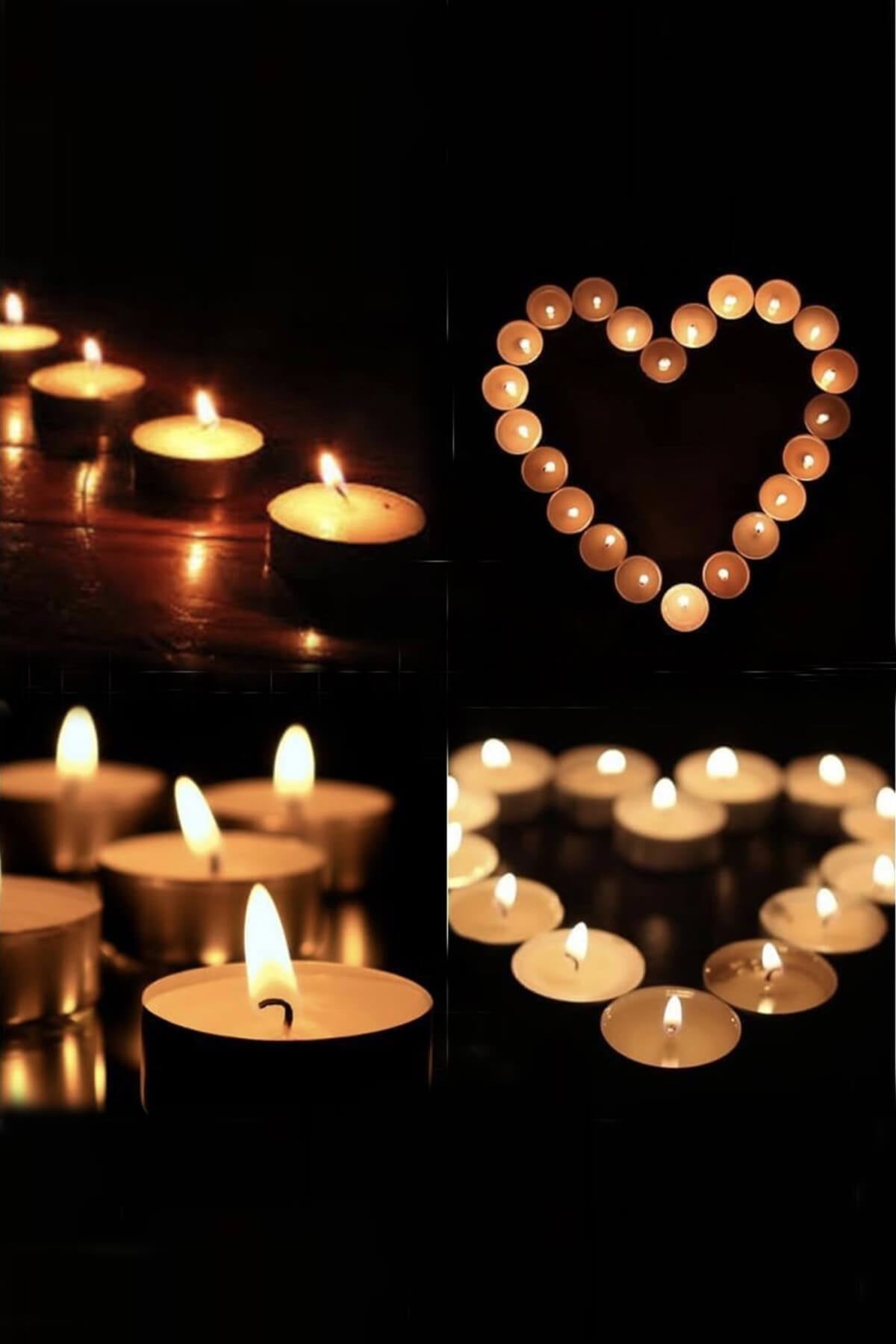 Tea Lights Mum 100 Adet