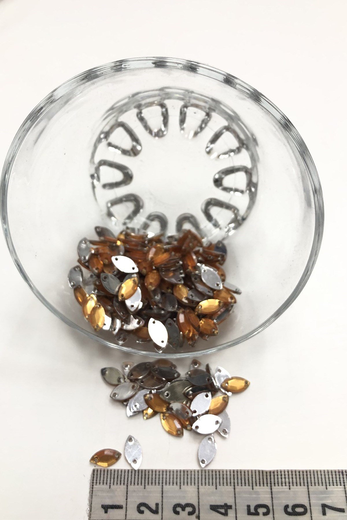 Turuncu Mekik Plastik Dikme Taş 20 gr