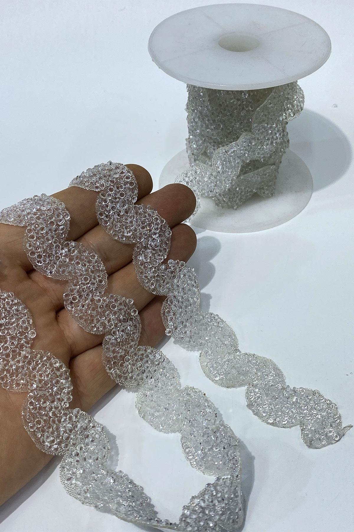 Uç Desen Ütüyle Yapışan Şerit Aplik