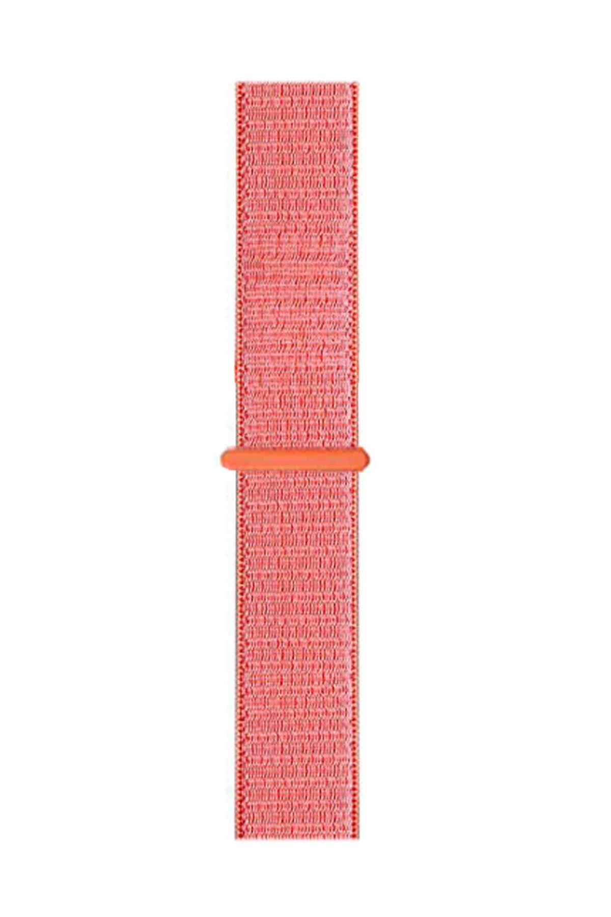 Amazfit Gts 2e Için Dokuma Kordon Beyaz Gökkuşağı