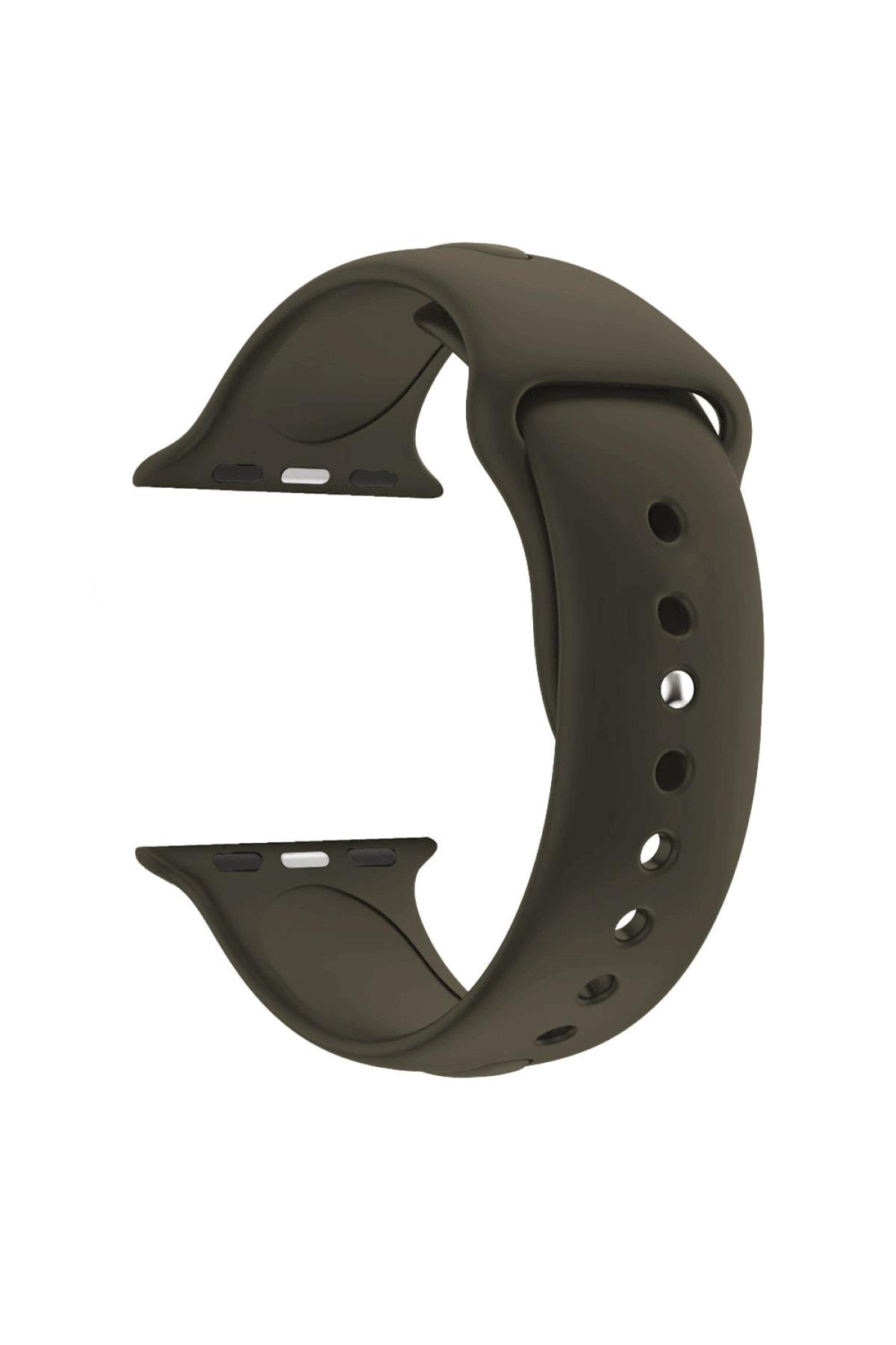 Apple Watch Seri 1 2 3 Için 42 Mm Small Beden(s/m Size) Silikon Kordon Deniz Mavisi