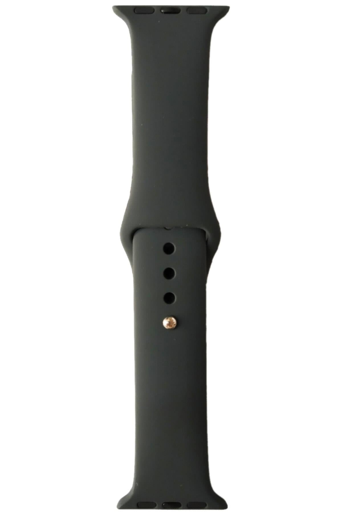 Apple Watch Series 4 5 Uyumlu 44 Mm Large Beden(m/l Sıze) Silikon Kordon Mor
