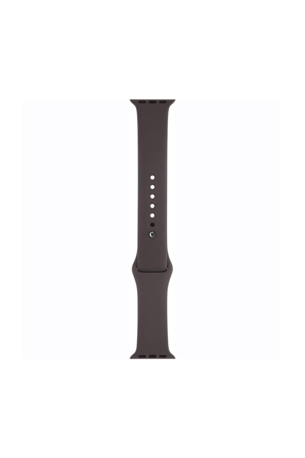 Apple Watch Series 4 5 Uyumlu 44 Mm Large Beden(m/l Sıze) Silikon Kordon Mor