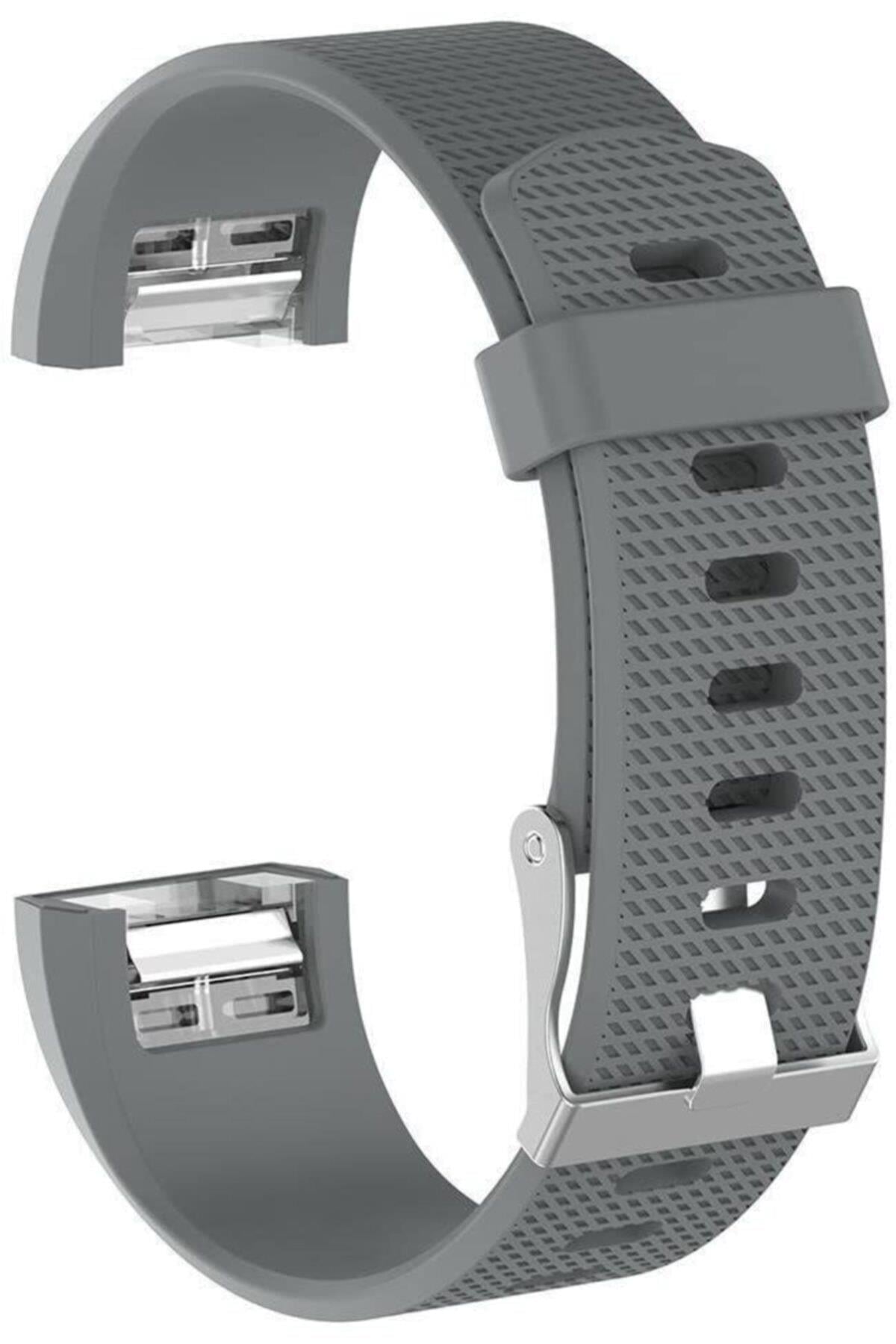 Fitbit Charge 2 Için Large Beden(l Sıze) Silikon Kordon Pembe