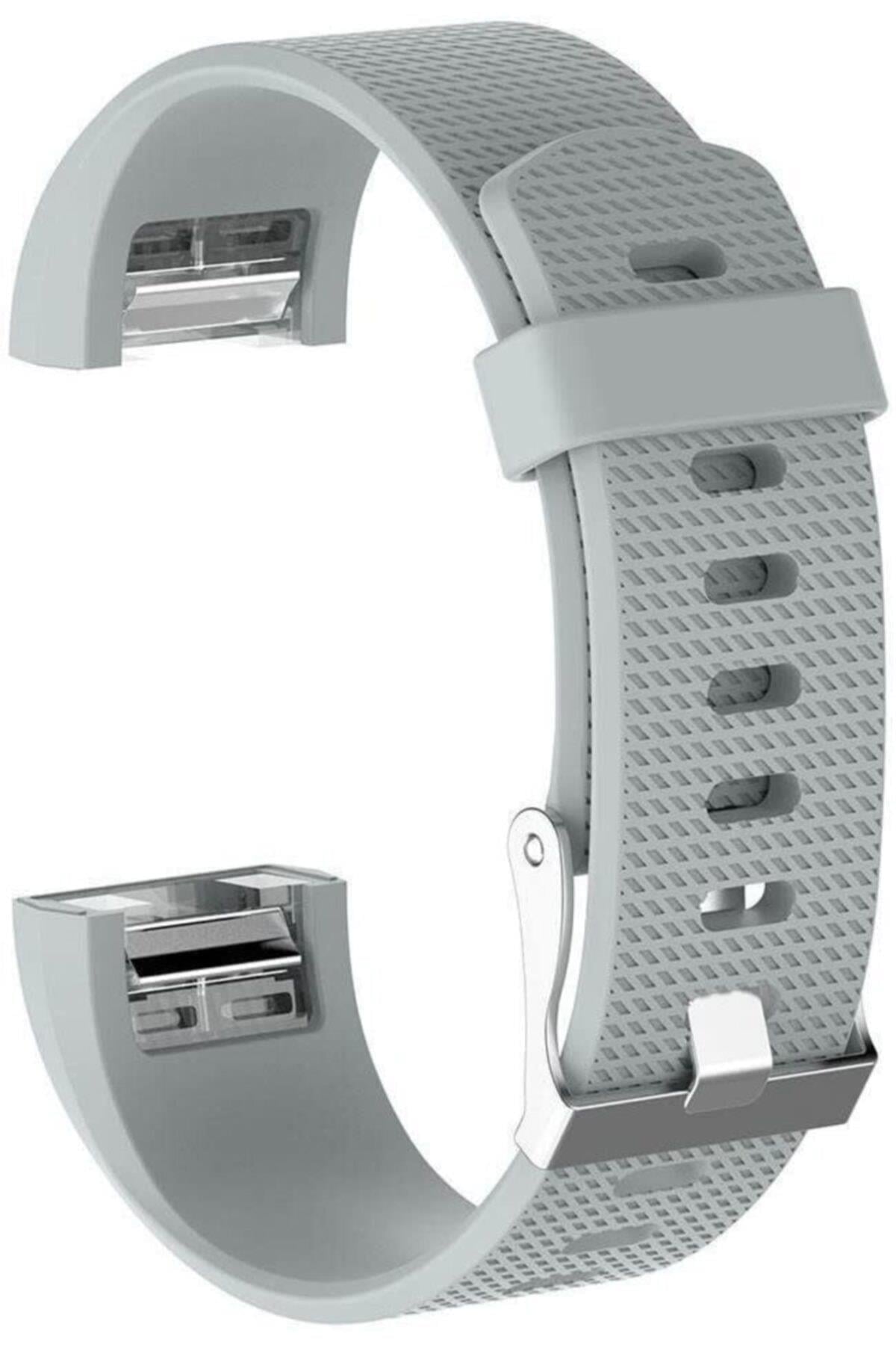 Fitbit Charge 2 Için Large Beden(l Sıze) Silikon Kordon Koyu Mavi