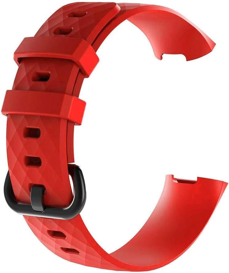 Fitbit Charge 4 Uyumlu Small Beden(s Sıze) Silikon Kordon Mor