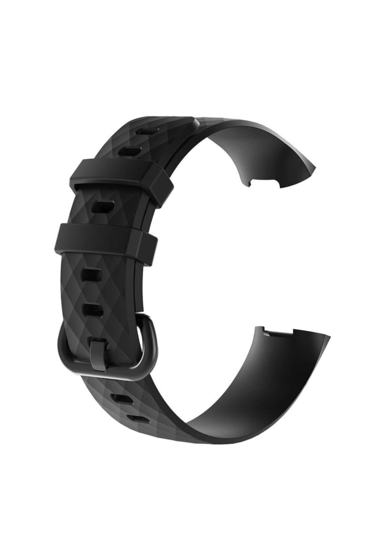 Fitbit Charge 4 Uyumlu Small Beden(s Sıze) Silikon Kordon Sarı