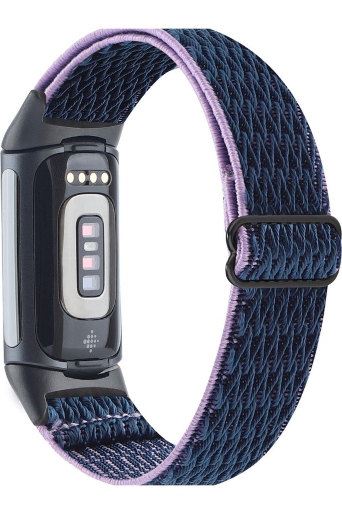 Fitbit Charge 6 Elastik  Örgü Watch Kordon