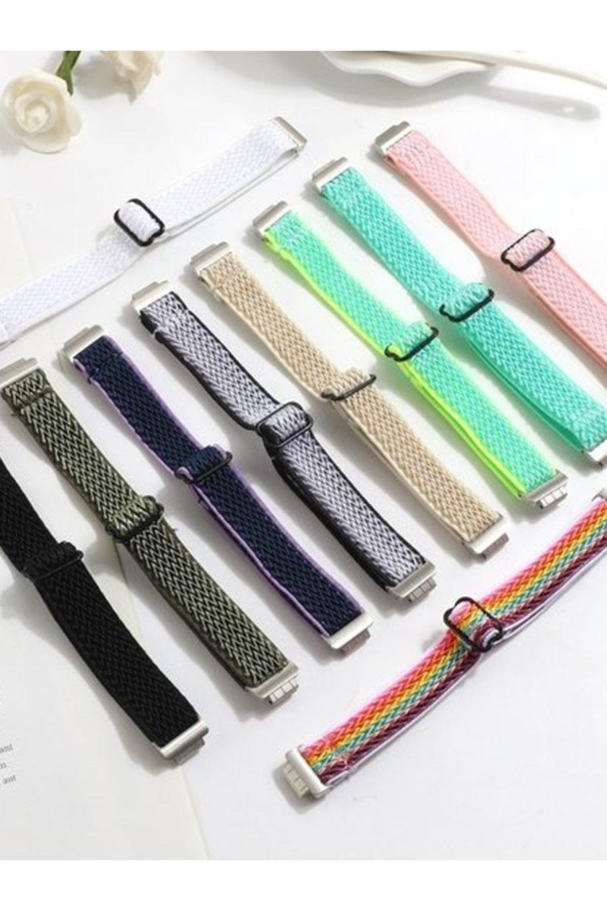 Fitbit Charge 6 Elastik  Örgü Watch Kordon