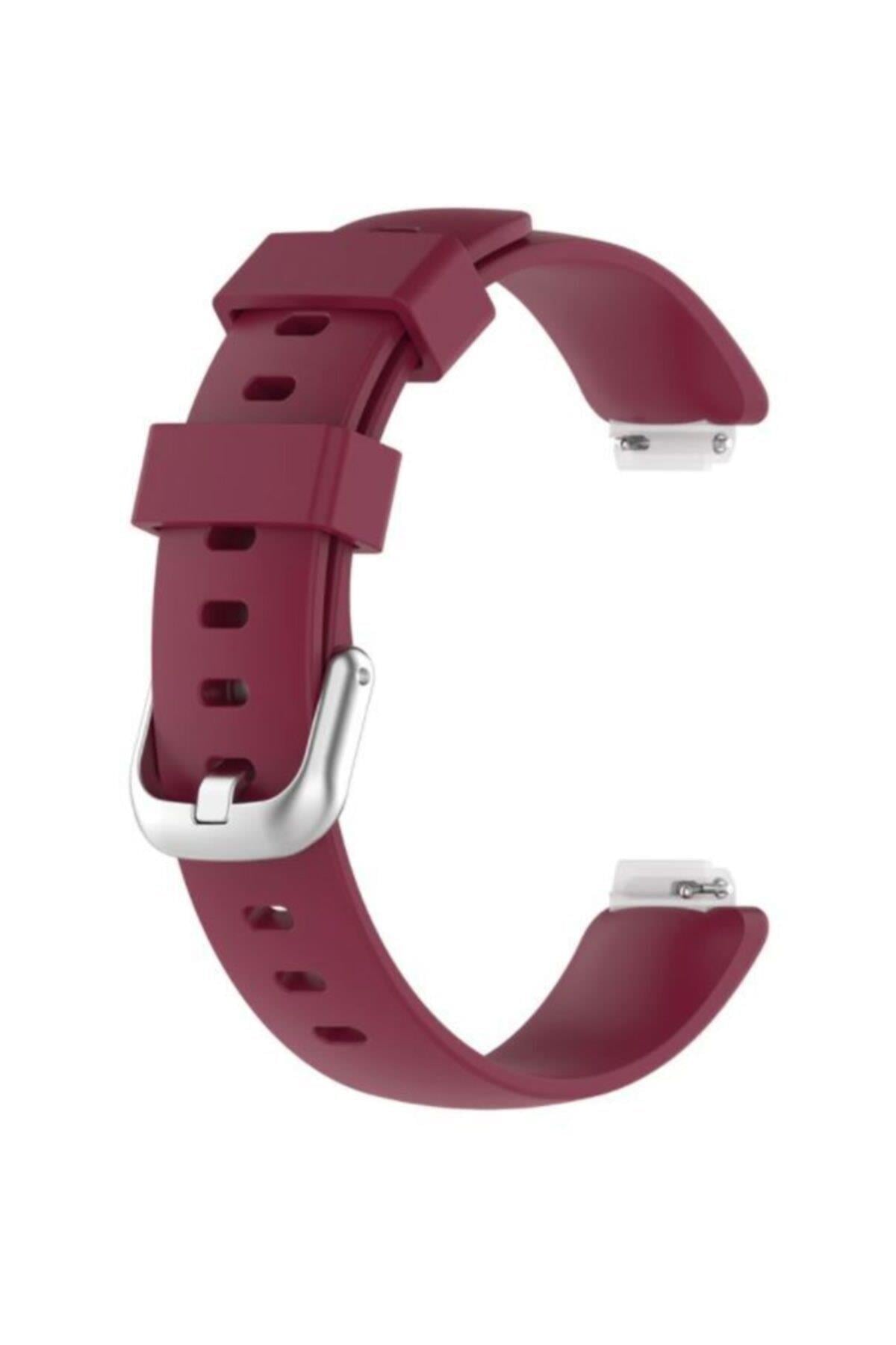 Fitbit Inspire 2 Small Beden(S SIZE) Için Silikon Kordon Kayış Açık Mavi
