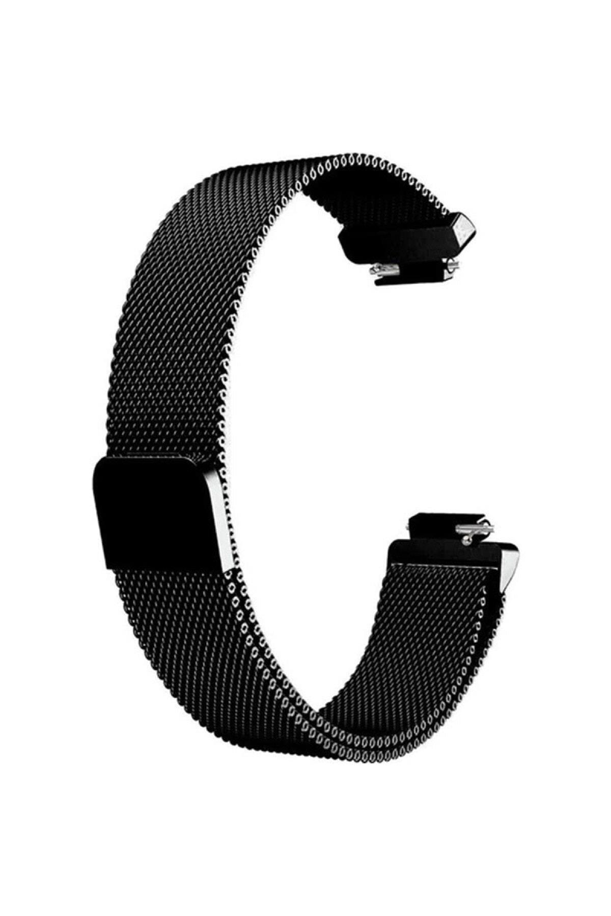 Fitbit Inspire - Inspire Hr Için Metal Milanese Kordon Gold