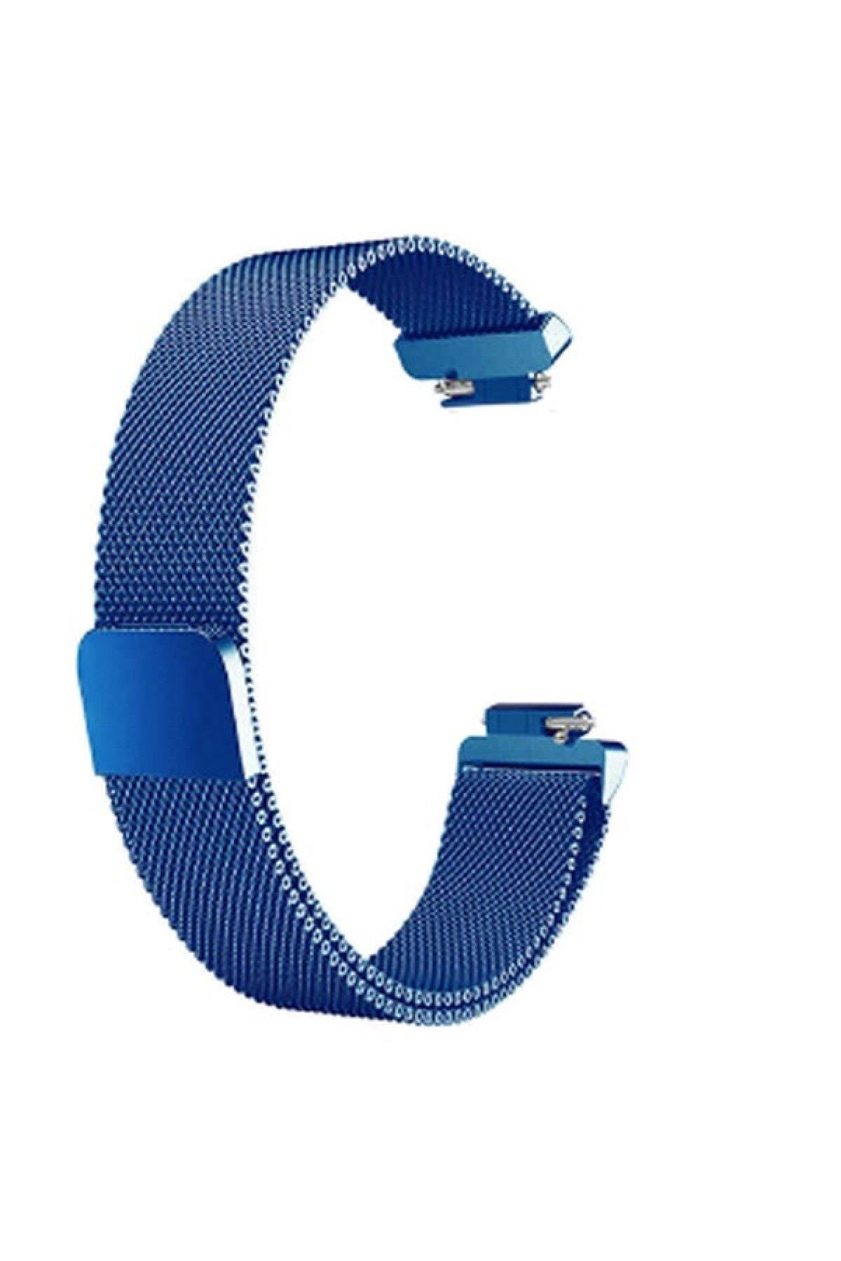 Fitbit Inspire - Inspire Hr Için Metal Milanese Kordon Gold