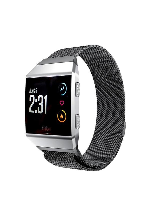 Fitbit Ionic Için Metal Mıknatıslı Kordon Space Gray