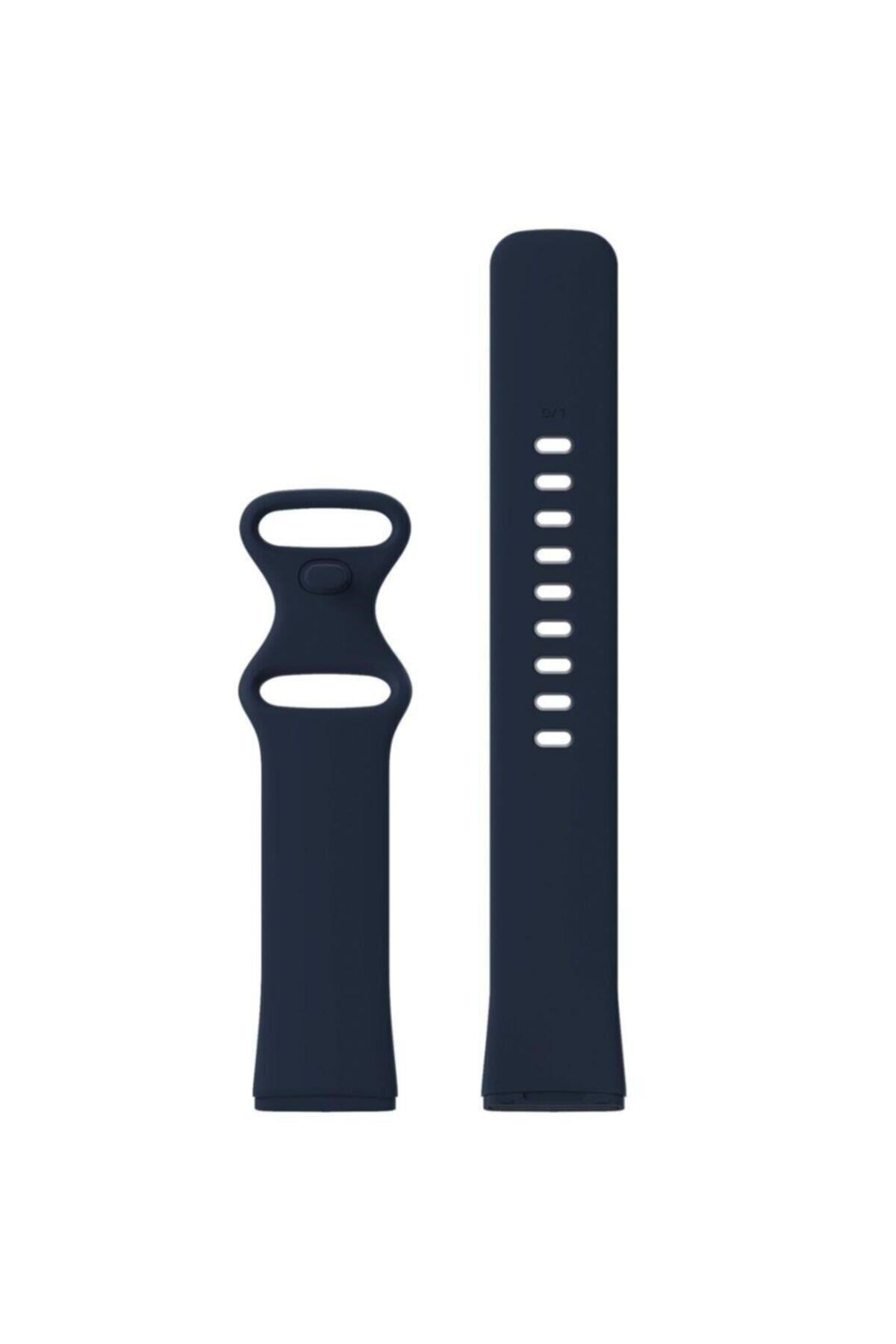 Fitbit Versa 3 Fb511 Large Beden(L SIZE) Için Silikon Kordon Sarı