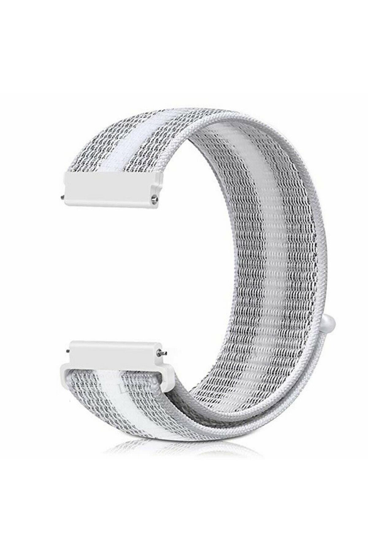 Fitbit Versa - Versa Lite Için Dokuma Kordon Summit White