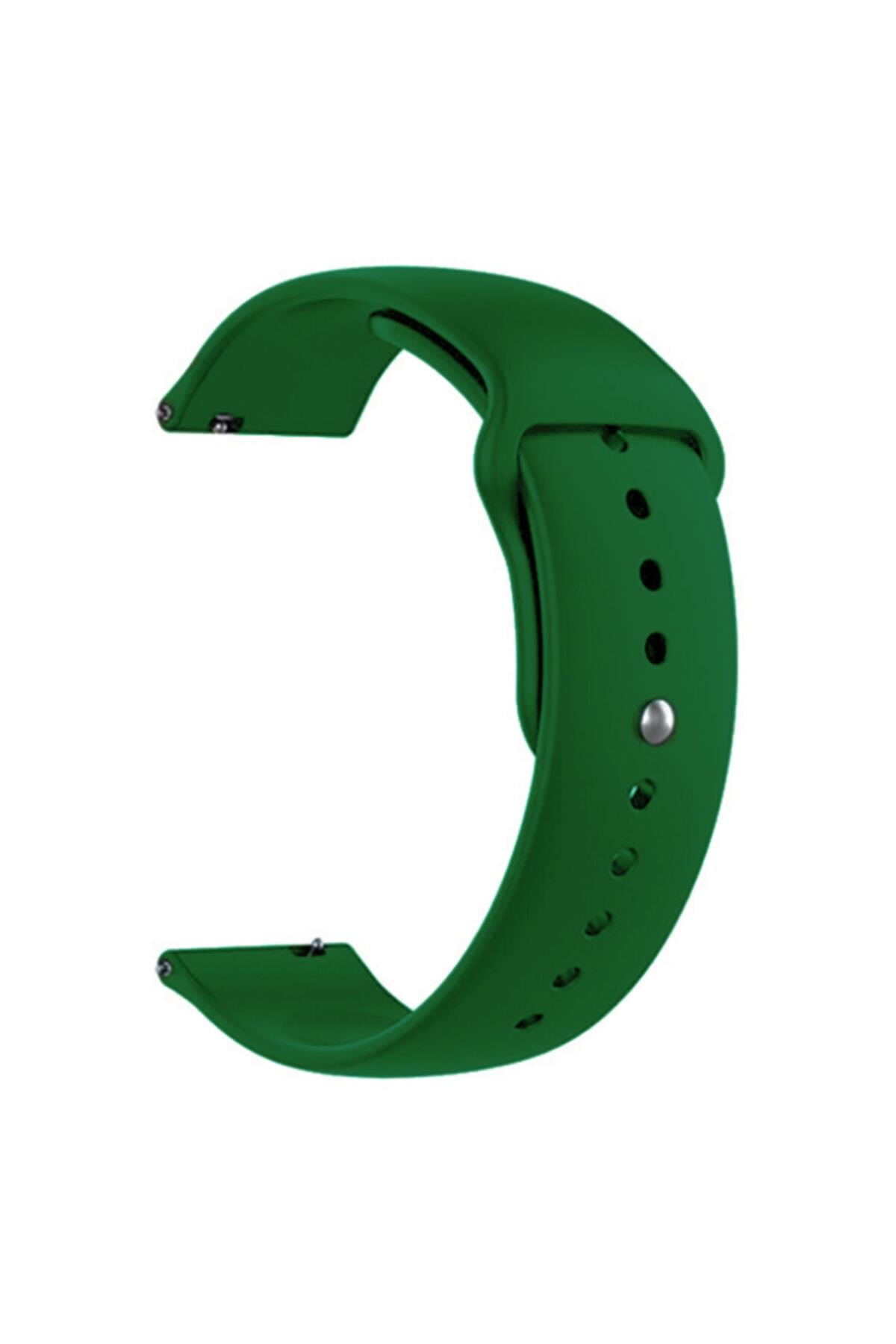Fossil Watch Gen 6 Için Spor Silikon Kordon Kırmızı