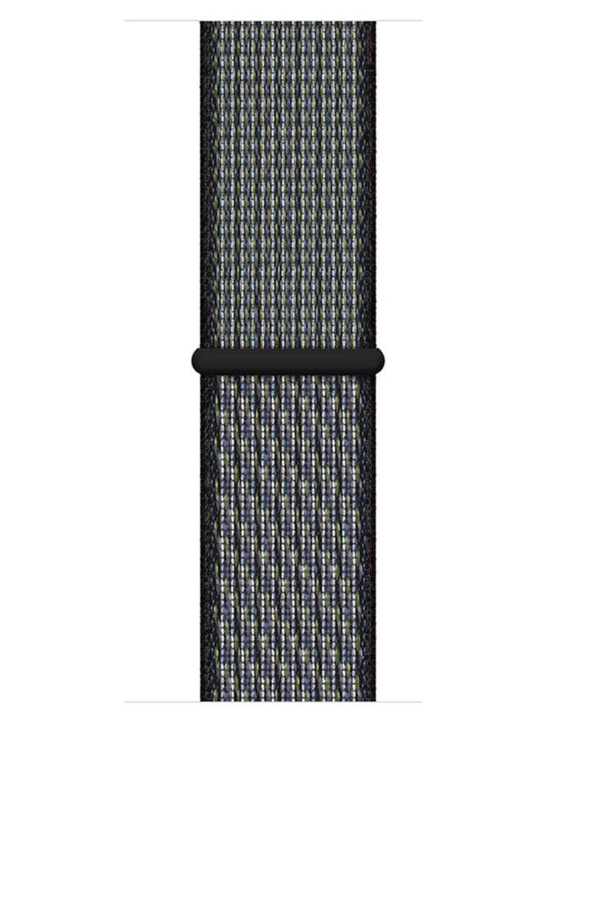 Fossil Watch Gen 6 Uyumlu  Dokuma Kordon Hiper Kırmızı/neptün Yeşili