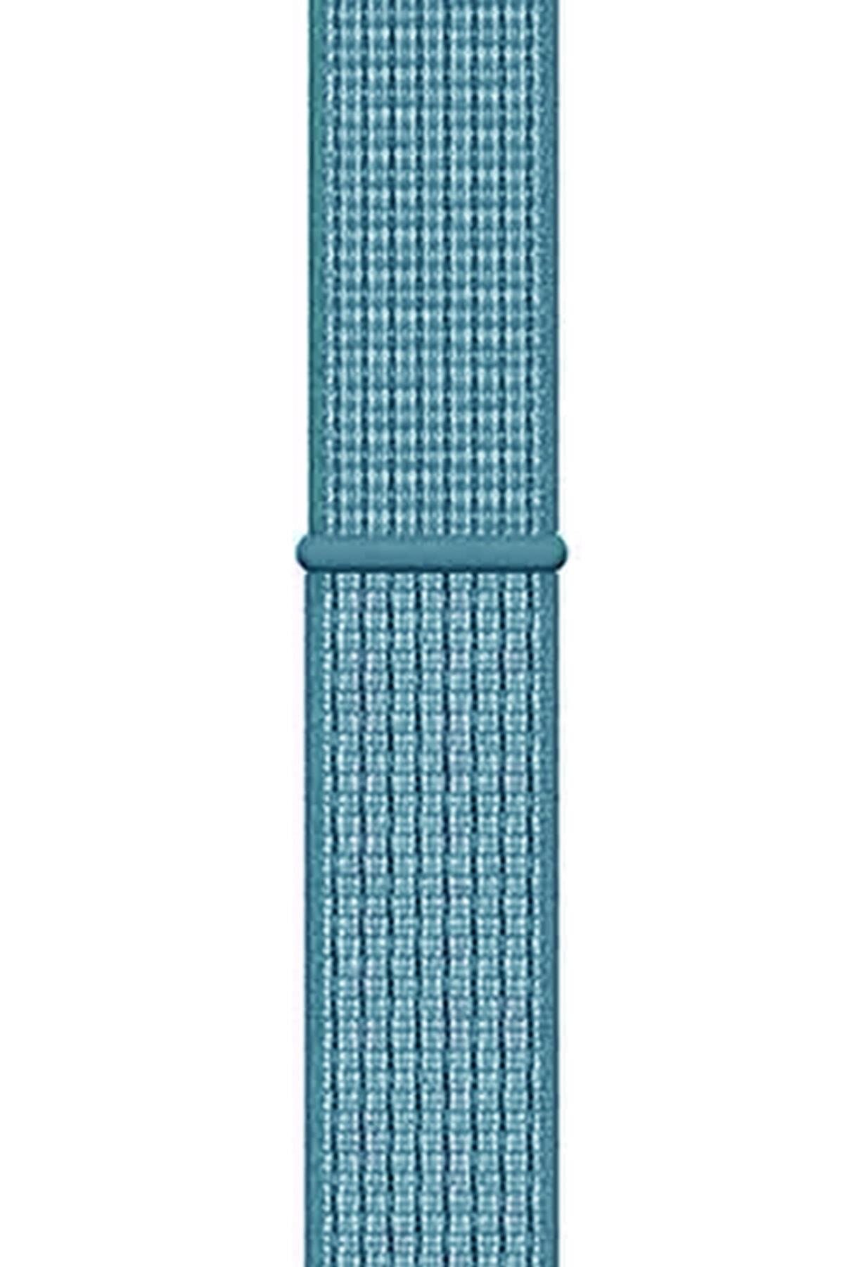 Fossil Watch Gen 6 Uyumlu  Dokuma Kordon Hiper Kırmızı/neptün Yeşili