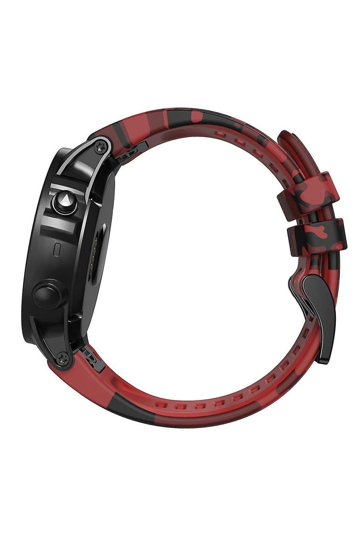 Garmin D2 delta-D2 delta px  (26MM) Kamuflaj Silikon Saat Kordonu