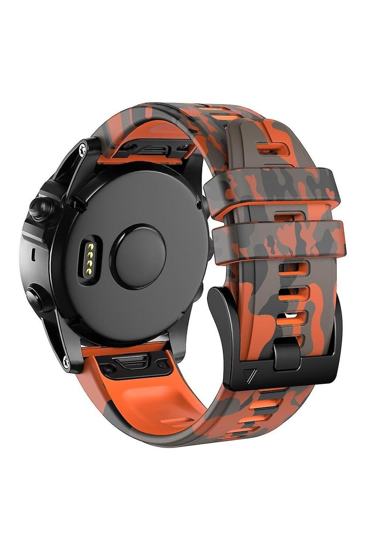 Garmin enduro - enduro 2 - endurogps  (26MM) Kamuflaj Silikon Saat Kordonu