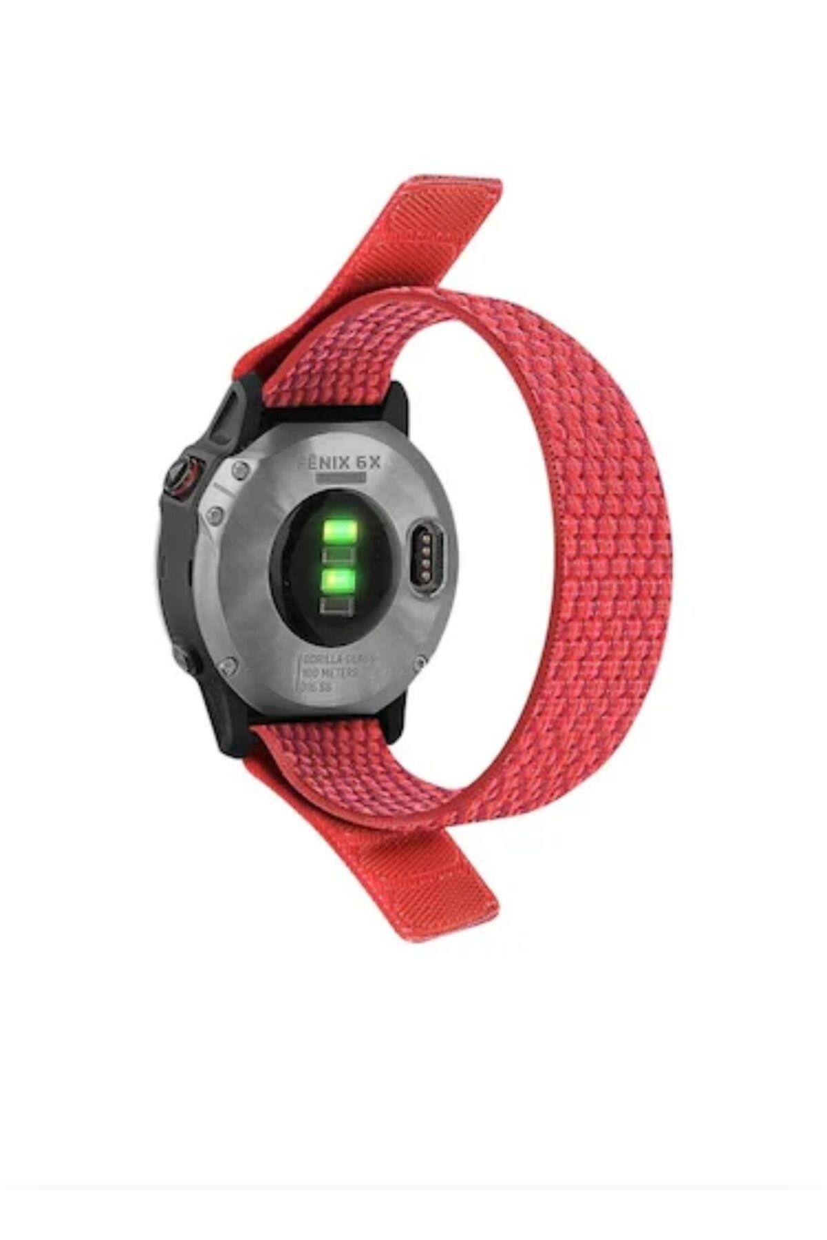 Garmin Fenix 5x-5xplus Sapphire Kumaş Kordon (26MM)