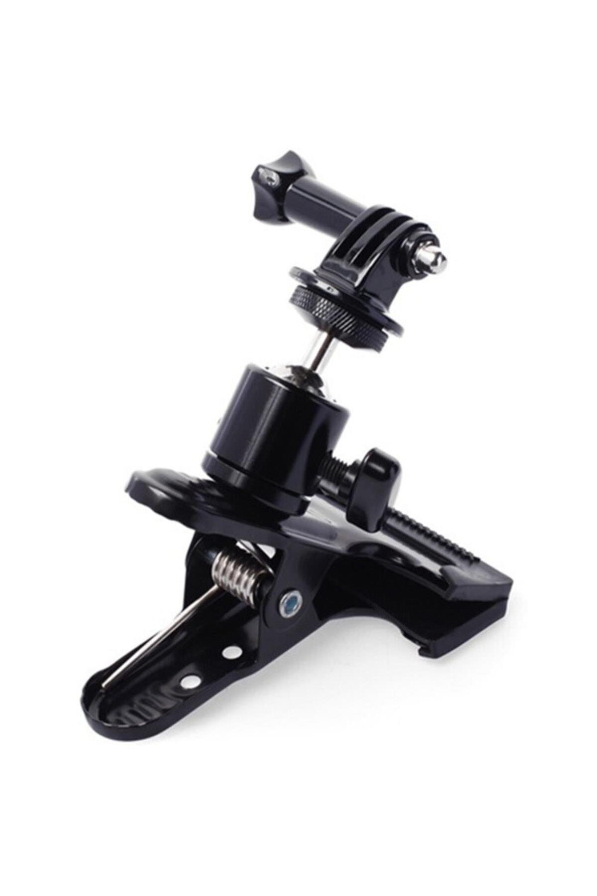 Gopro Hero 9-8-7-6-5-4-3-3 Ve Session Için Mandal Masa Tutucu Clip Kıskaçlı 360° Döner