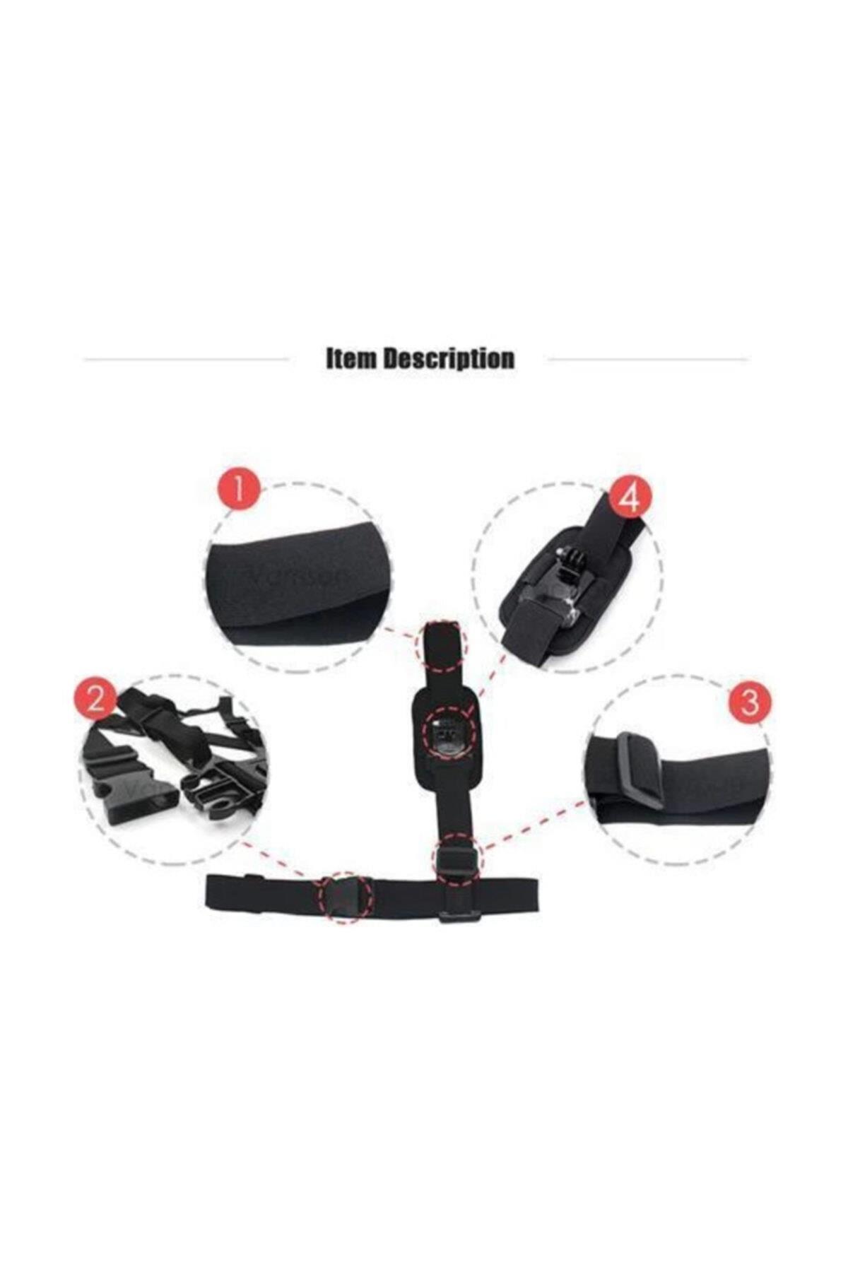 Gopro Session 5 Ve Hero 9-8-7-6-5-4-3-3 Için Omuz Askısı Tutucu Shoulder Strap