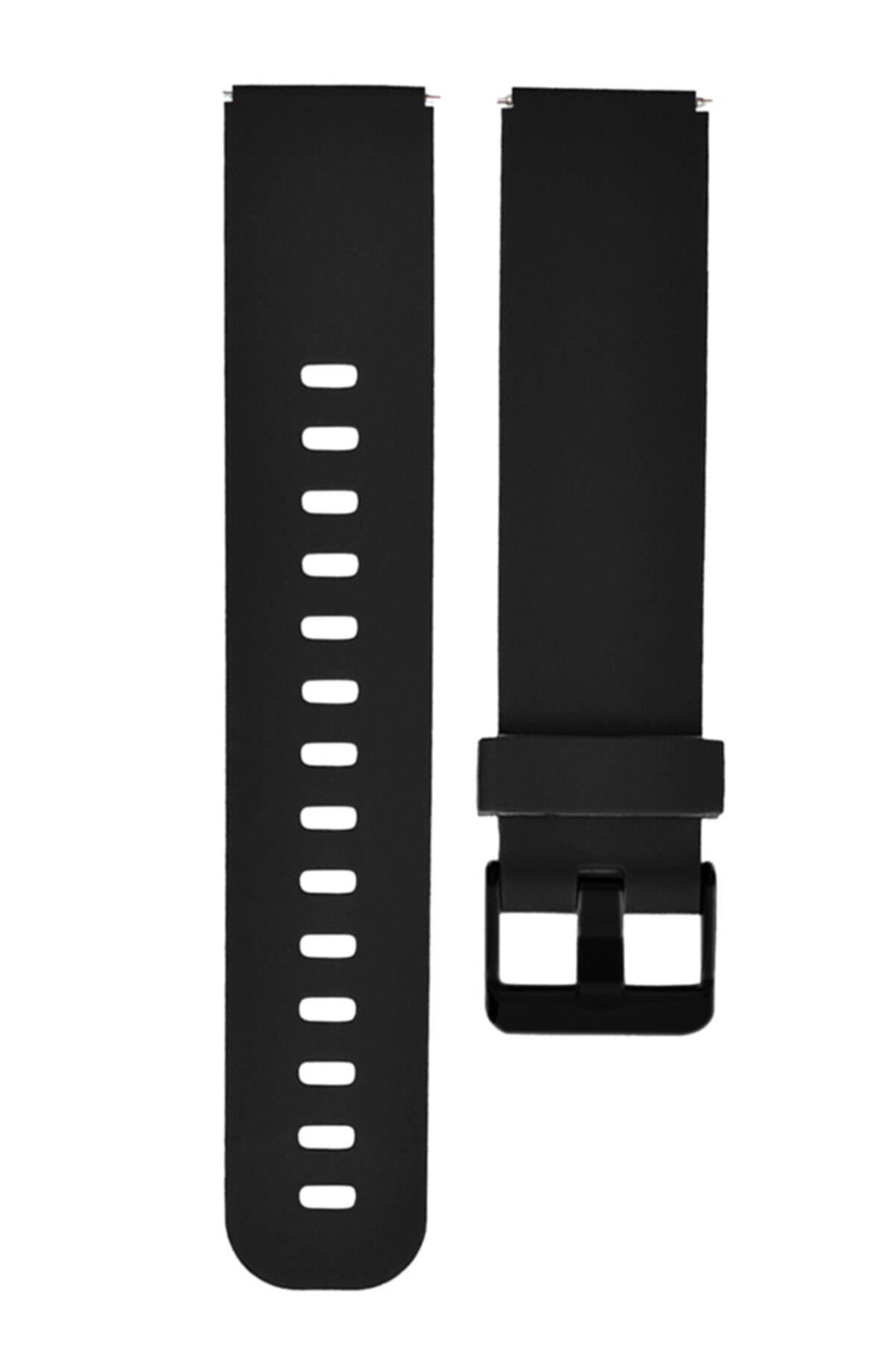 Haylou Ls01 Için Silikon Kordon Kayış Siyah