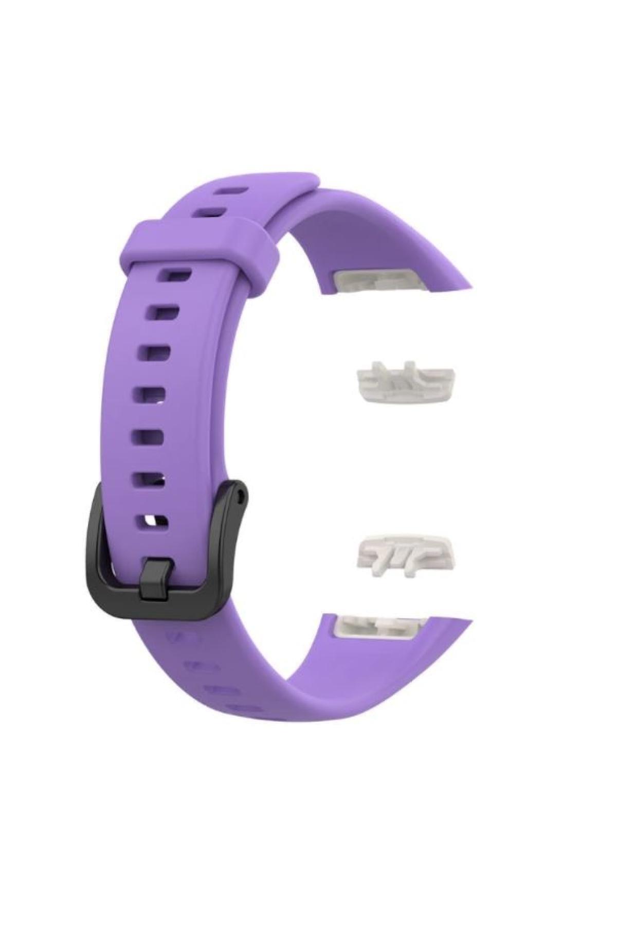 Honor Band 6 Için Silikon Kordon Turuncu