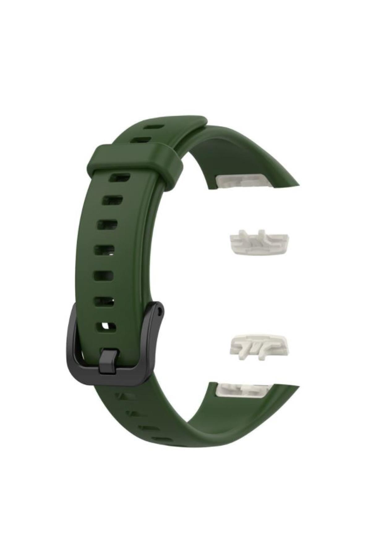 Honor Band 6 Için Silikon Kordon Turuncu
