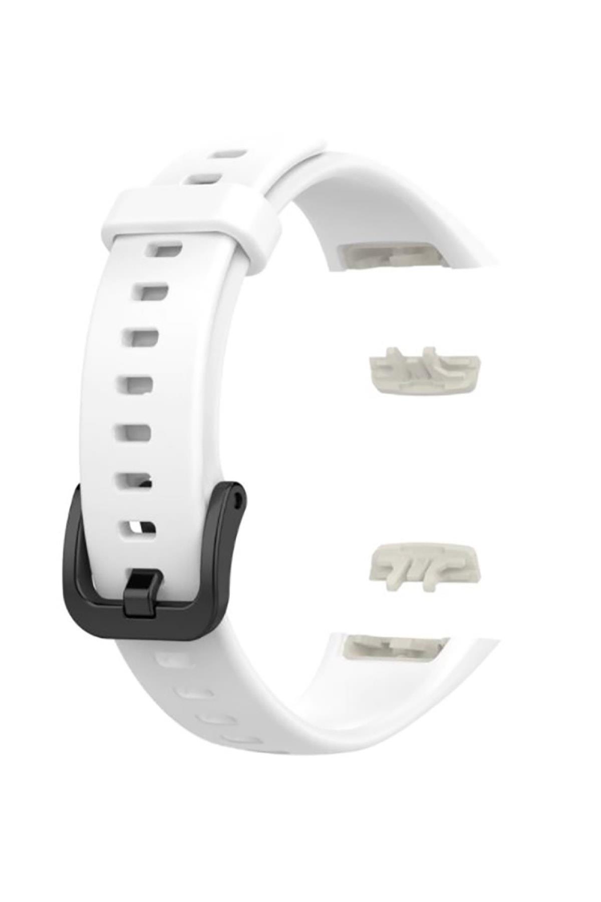 Honor Band 6 Için Silikon Kordon Turuncu
