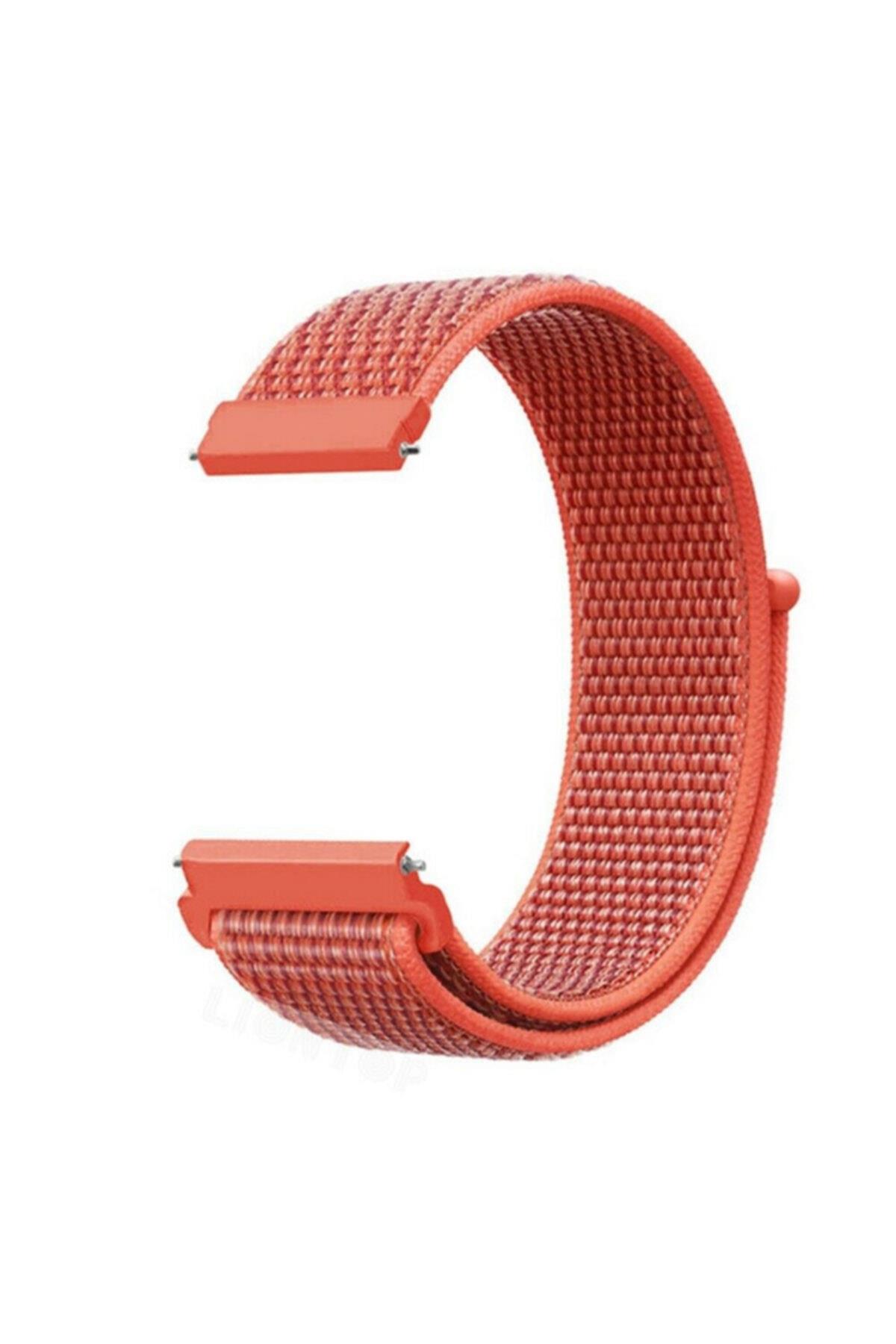 Honor Magicwatch 2 42 Mm Için Dokuma Kordon Lacivert Çizgili
