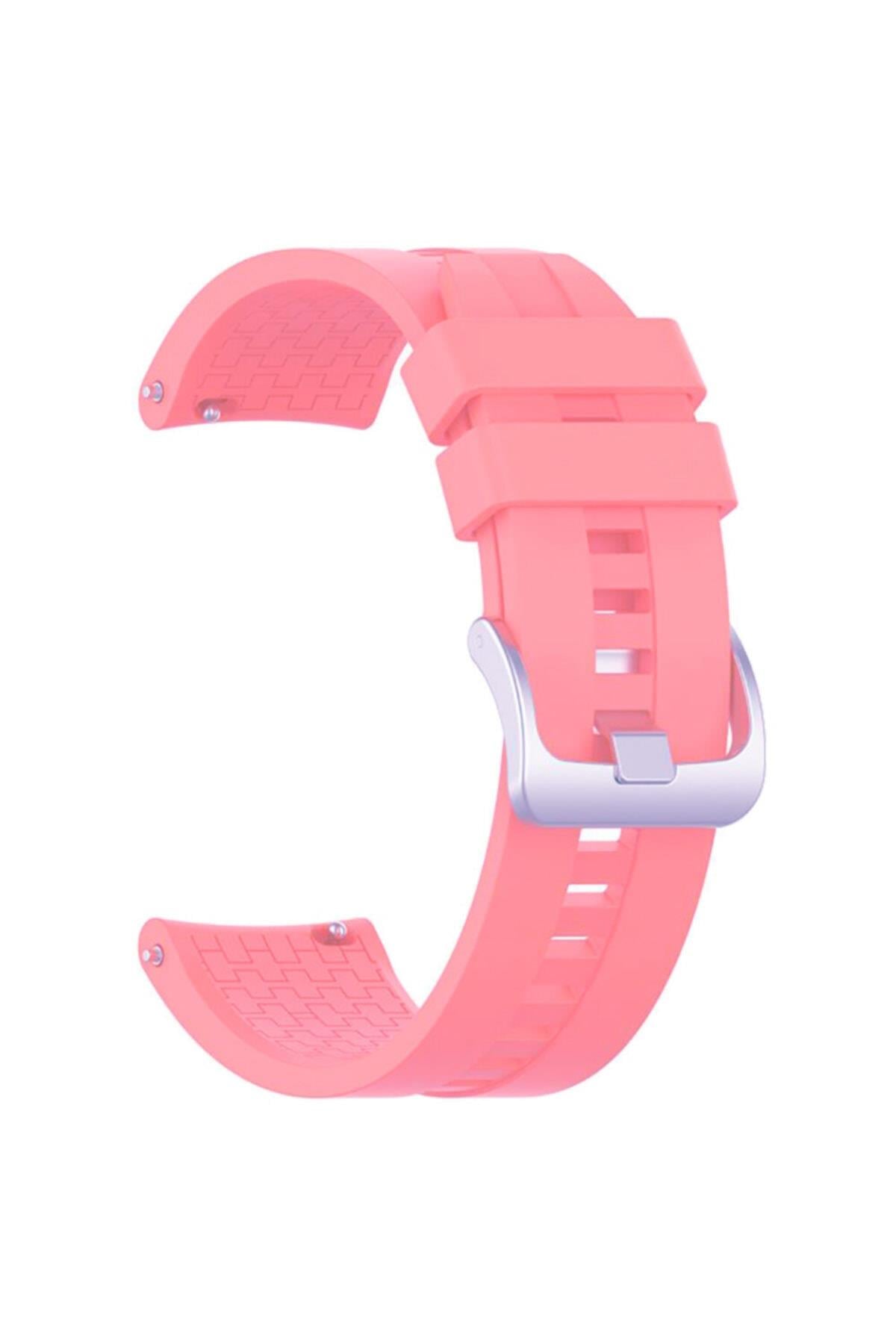 Honor Watch Magic Için Silikon Kordon Kayış Pembe