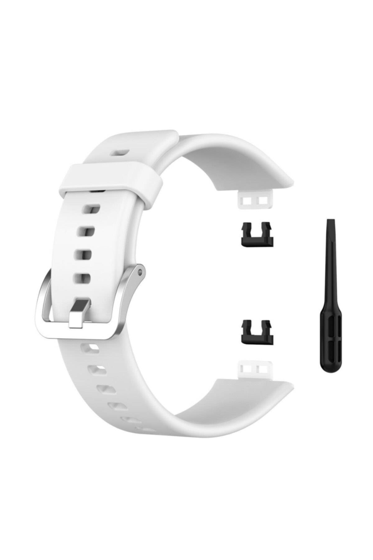 Huawei Watch Fit Için Silikon Kordon Lila