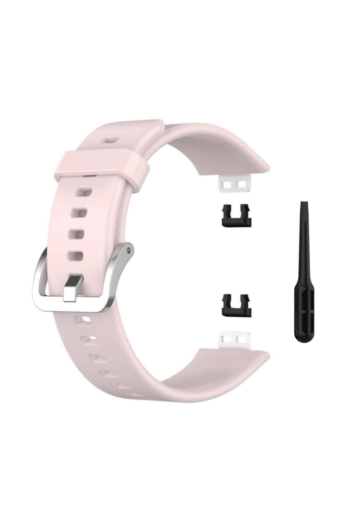 Huawei Watch Fit Için Silikon Kordon Lila