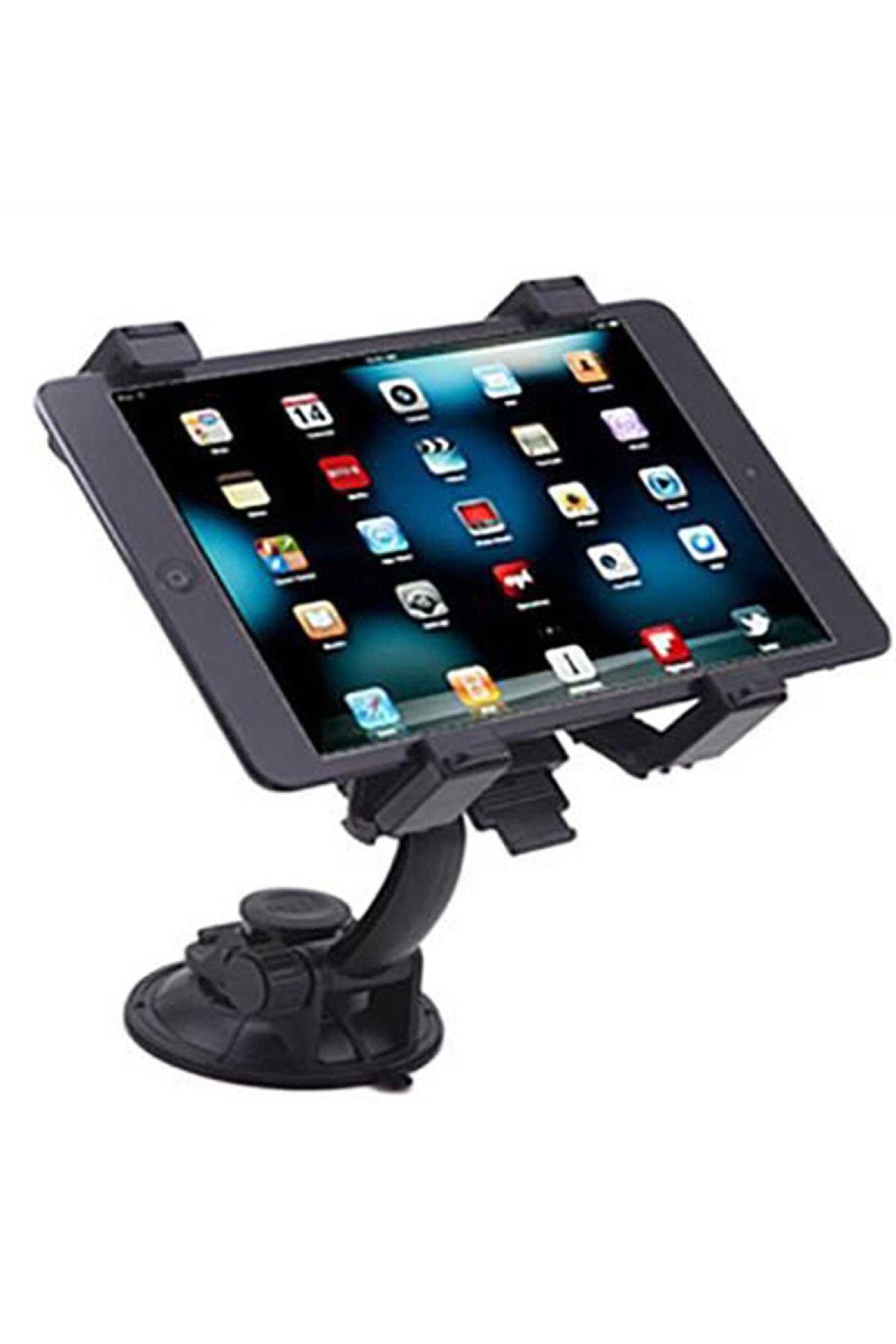 Ipad 10.2 Uyumlu Cam Vantuz Tablet Tutucu
