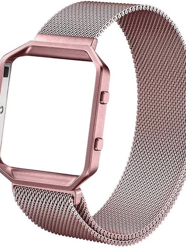 Markacase Fitbit Blaze Uyumlu Metal Mıknatıslı Milanese Kordon