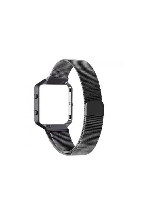 Markacase Fitbit Blaze Uyumlu Metal Mıknatıslı Milanese Kordon